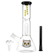 BEACH BUM CAT 12 IN BEAKER WATER PIPE