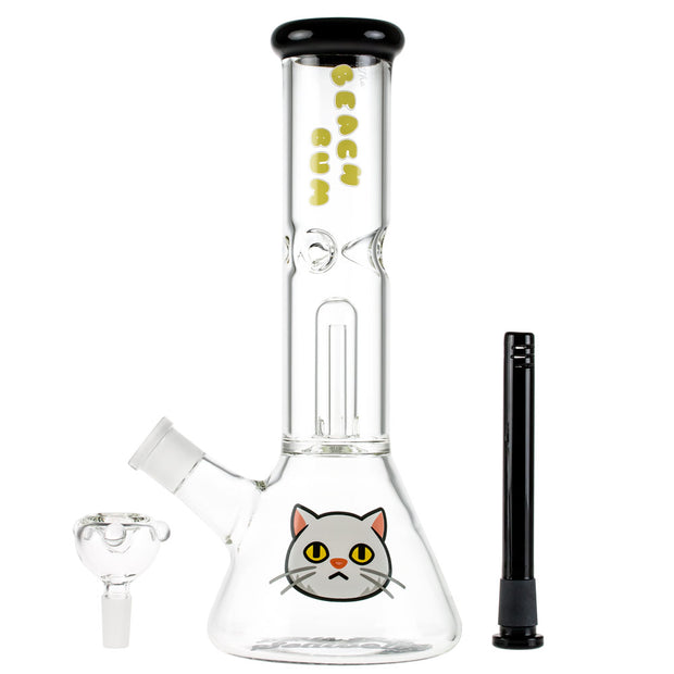 BEACH BUM CAT 12 IN BEAKER WATER PIPE