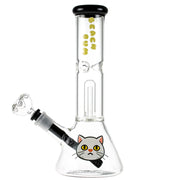 BEACH BUM CAT 12 IN BEAKER WATER PIPE