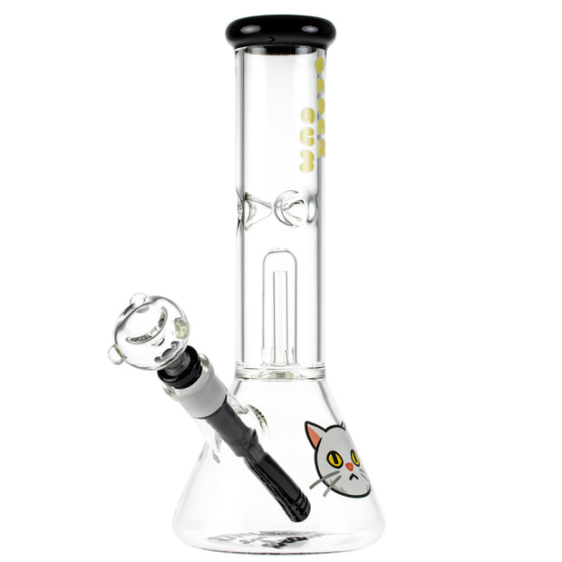 BEACH BUM CAT 12 IN BEAKER WATER PIPE