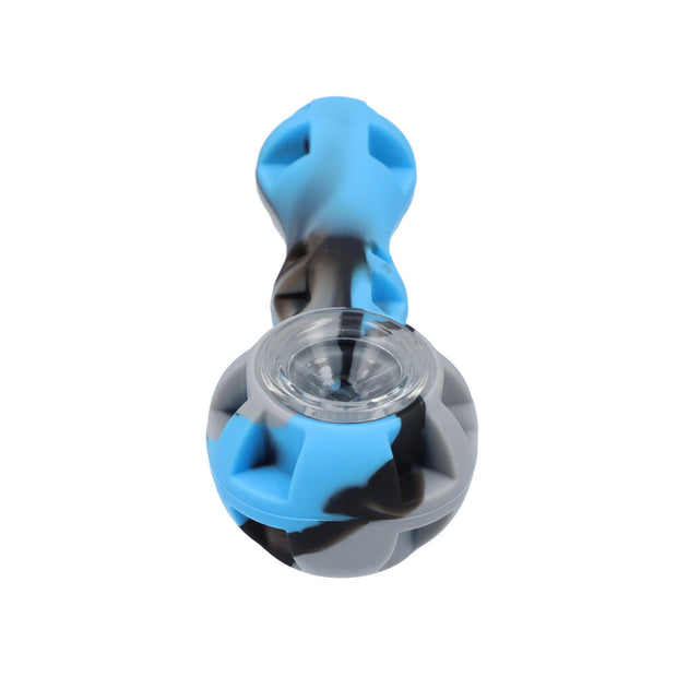 Silicone pipe with Glass Bowl Dab Tool and Secret Storage assorted