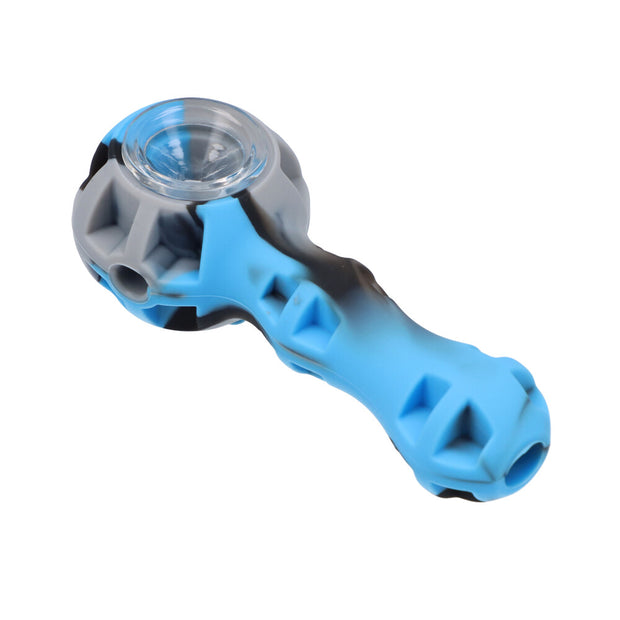 Silicone pipe with Glass Bowl Dab Tool and Secret Storage assorted