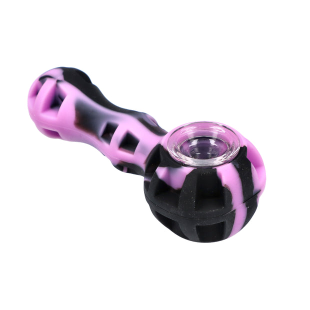 Silicone pipe with Glass Bowl Dab Tool and Secret Storage assorted