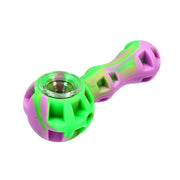 Silicone pipe with Glass Bowl Dab Tool and Secret Storage assorted