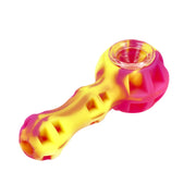 Silicone pipe with Glass Bowl Dab Tool and Secret Storage assorted