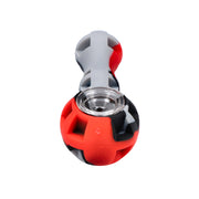 Silicone pipe with Glass Bowl Dab Tool and Secret Storage assorted