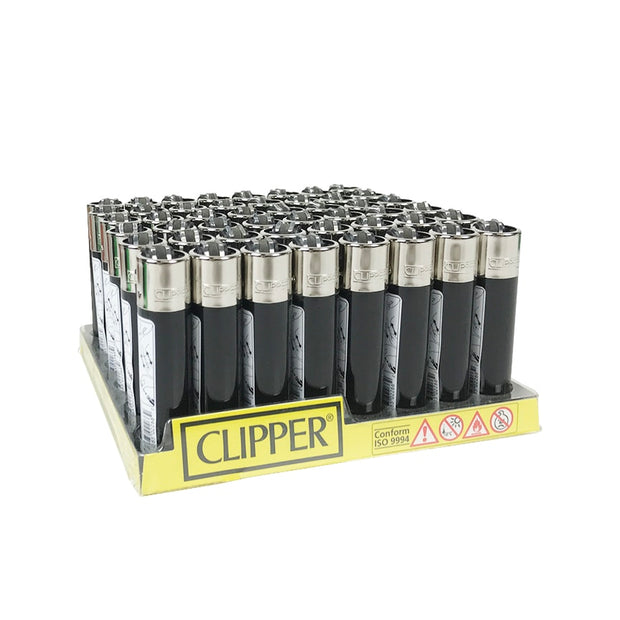Clipper Black Lighters Ð 48/Tray