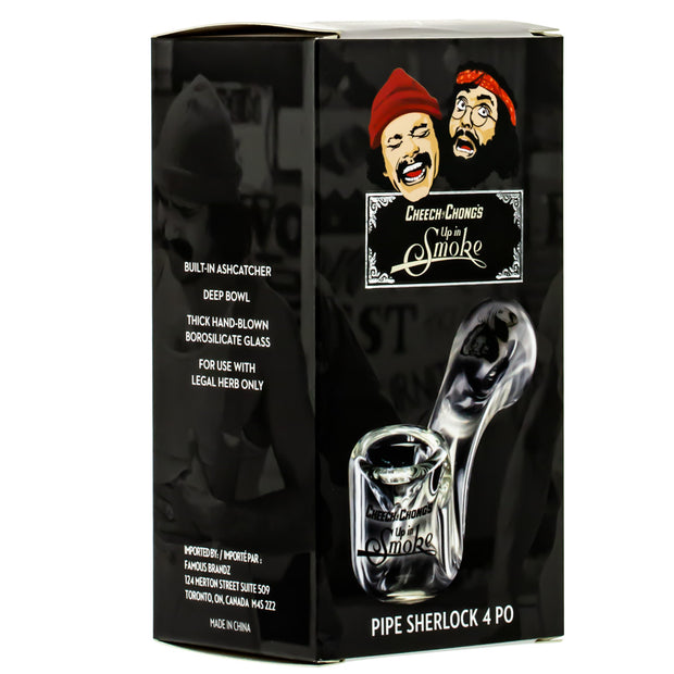 TRAY OF 4 CHEECH & CHONG SHERLOCK PIPES