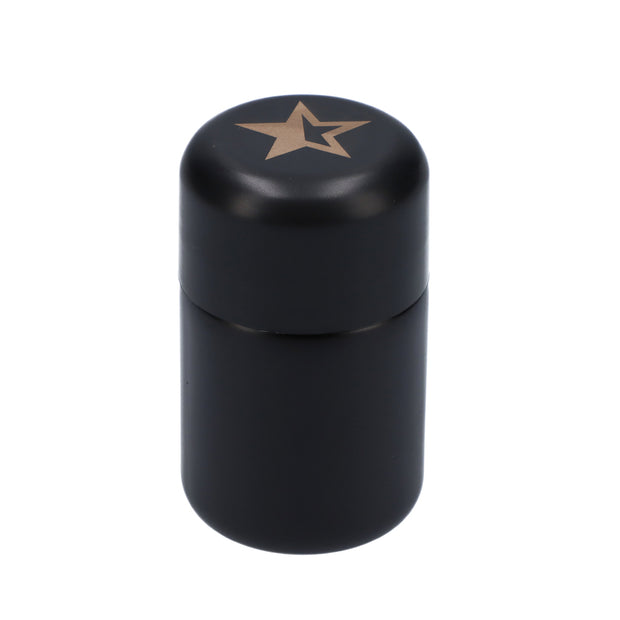 Black Glass Stash Jar