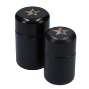 Black Glass Stash Jar