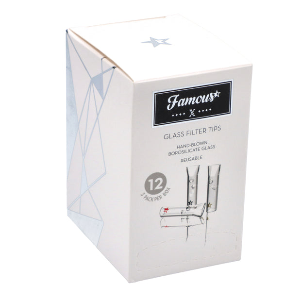 Famous X Glass Filter Tips