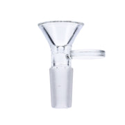 14mm Male Clear Glass Herb Bowl
