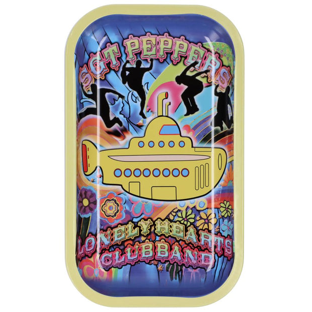 Rock Legends Fab4 Yellow Submarine Rolling Tray Yellow