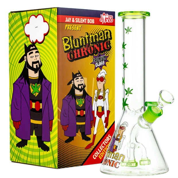 JAY & SILENT BOB BLUNTMAN & CHRONIC 10 IN BEAKER WATER PIPE