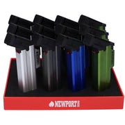 Newport Zero Side Torch Lighters ÐAssorted Long Ð 12 Pack