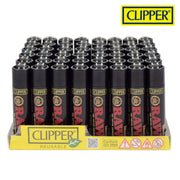 RAW Clipper Lighters Ð Black Ð 48/Tray