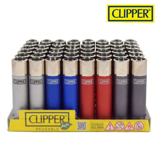 Clipper Lighters Ð Metallic Ð 48/Tray