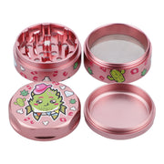 55mm Pink Kush 3 Stage Grinder - Pink