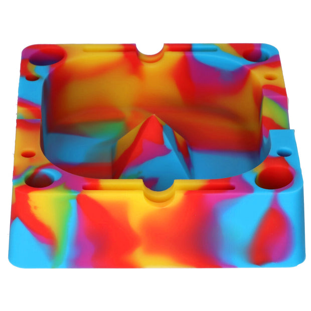 Square Silicone Ashtray Ð Assorted