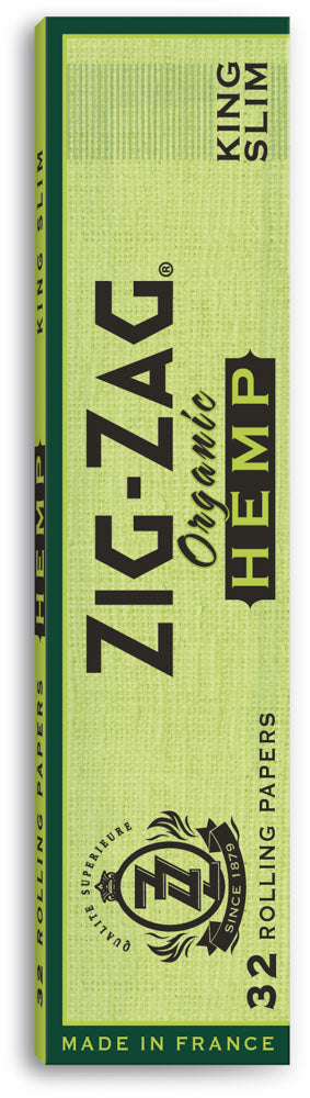 Zig-Zag King Slim Organic Hemp Rolling Papers