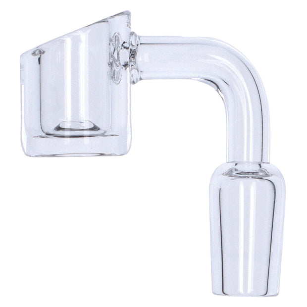 90° Slashed Quartz Banger – Male Joint – 14mm