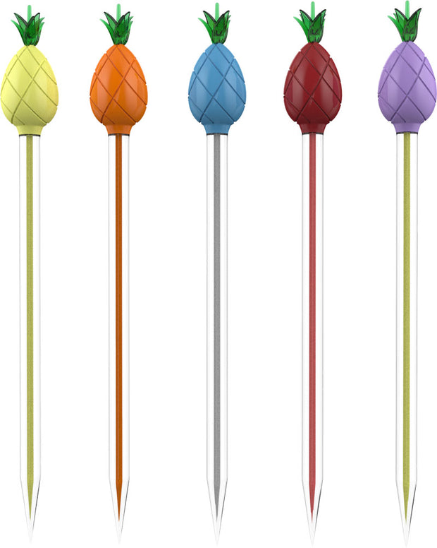 5” Pineapple Glass Dab Tool – Assorted Colors