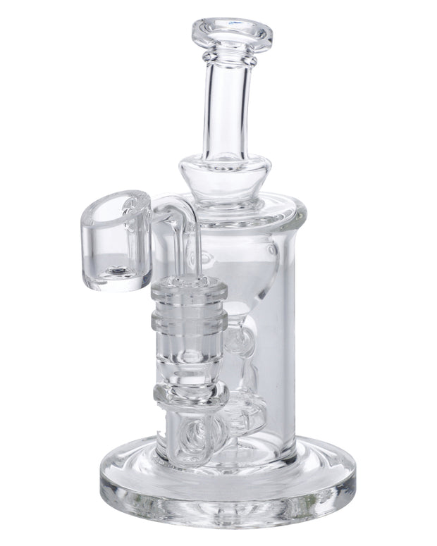 Dab Rig Inline Perc Funnel Recycler-Clear-6 in(RCL-S-039)