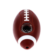 Silicone Football Pipe Brown