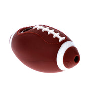 Silicone Football Pipe Brown