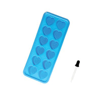 Silicone Ice Cube Tray with dropper - Heart