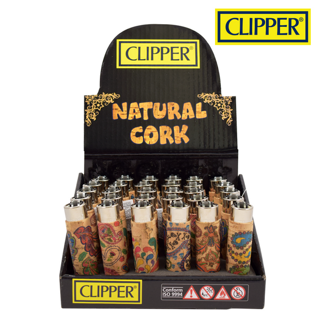 Clipper Lighter – Cork – Cachemir– 30 Pack