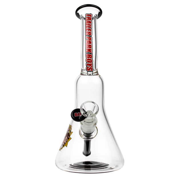 TRAILER PARK BOYS AUTHENTIC ICE GLASS 12 IN BEAKER WATER PIPE