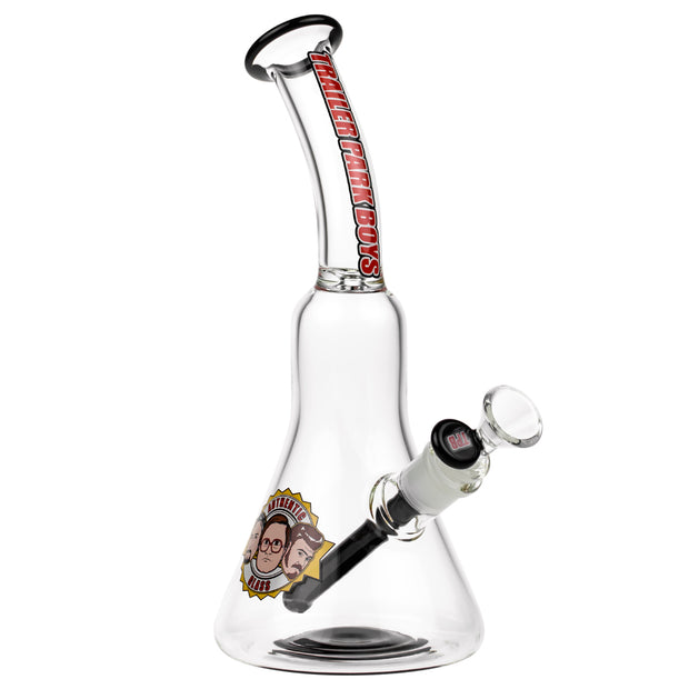 TRAILER PARK BOYS AUTHENTIC ICE GLASS 12 IN BEAKER WATER PIPE