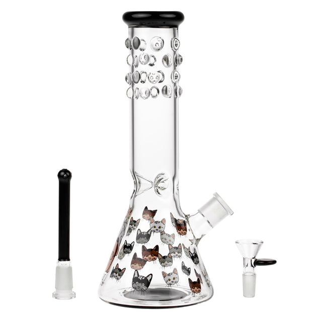 TRAILER PARK BOYS KITTY LOVE 12 IN BEAKER WATER PIPE