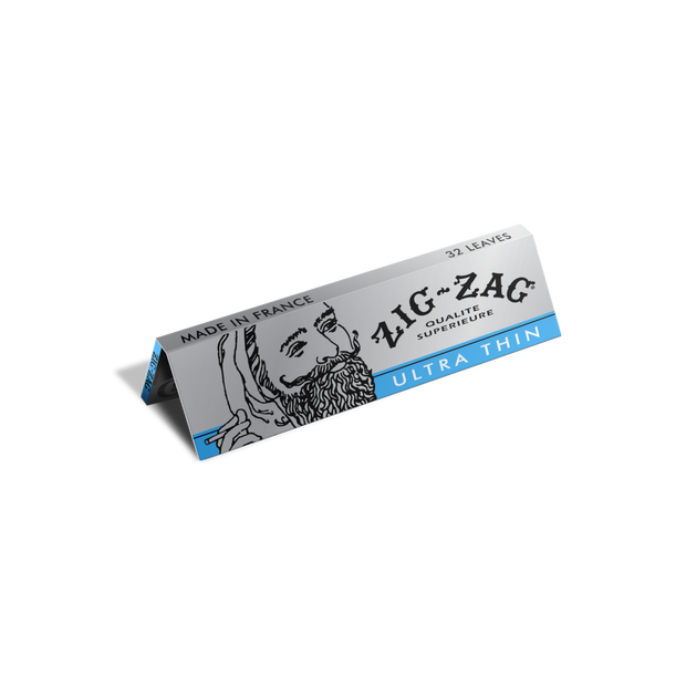 Zig-Zag Ultra Thin Slow Burning Rolling Papers Ð 1 _Ó Silver Ð 25 Pack