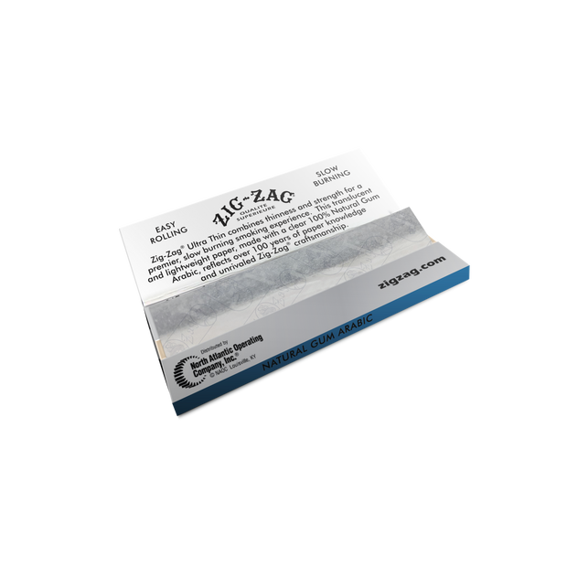 Zig-Zag Ultra Thin Slow Burning Rolling Papers Ð 1 _Ó Silver Ð 25 Pack