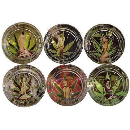 Ashtrays - Ganja Girls Assorted styles.