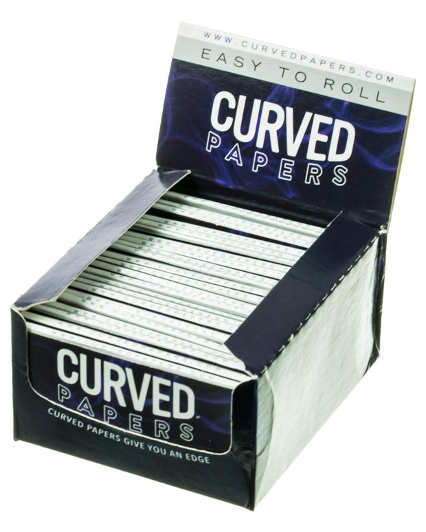 box of curved papers