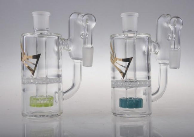 Evolution Glass "Sun Dog" Ashcatcher with Showerhead & Honeycomb Perc