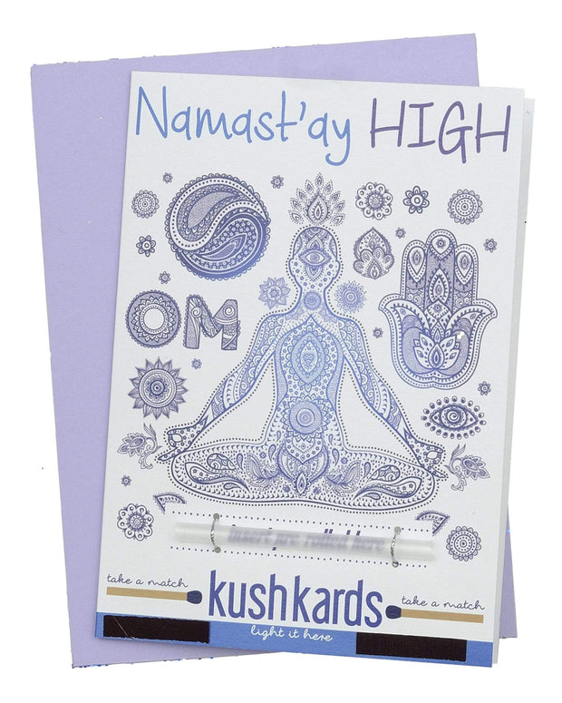 "Namas'tay High" Greeting Card