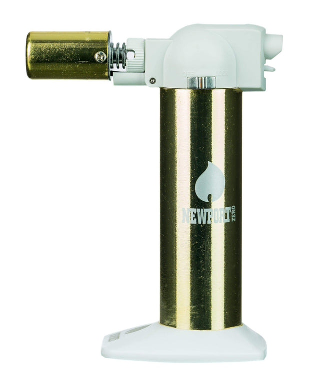 Gold and White 6" Newport Cigar Torch