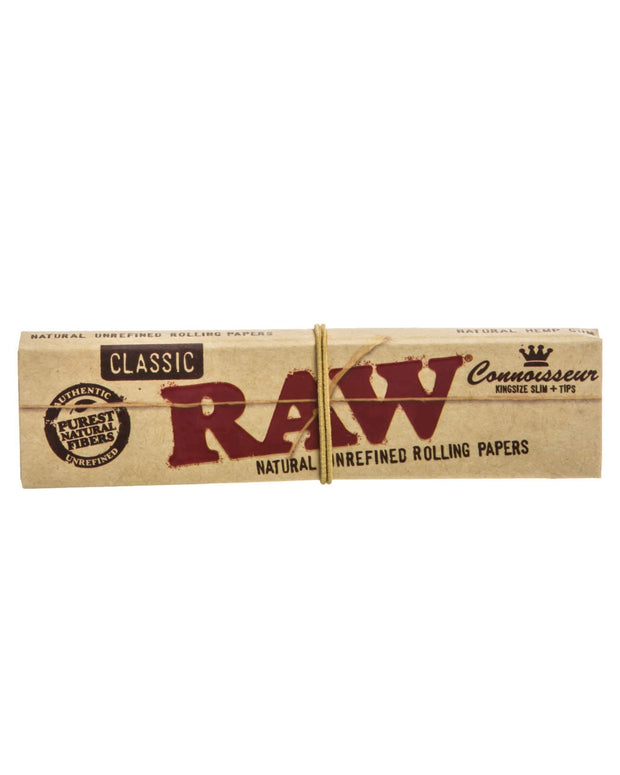 RAW - Natural Connoisseur King Size Slim + Tips