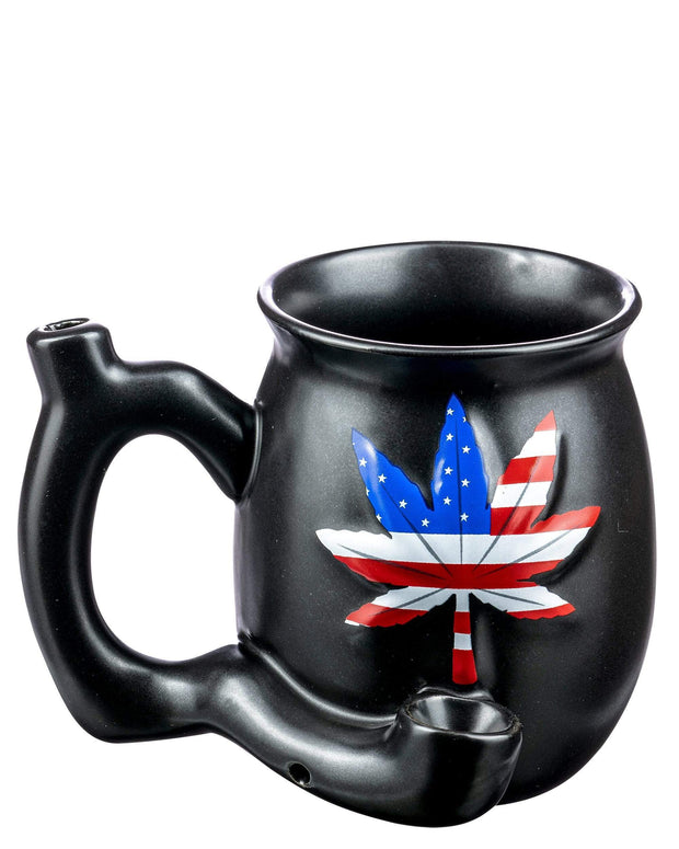 Cannabis Leaf Pipe Mug