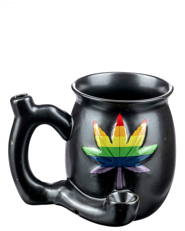 Cannabis Leaf Pipe Mug