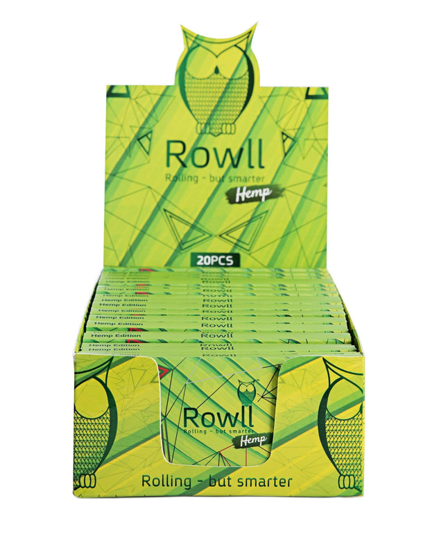 Rowll All in One Rolling Paper Kit w/ Grinder - Hemp Box