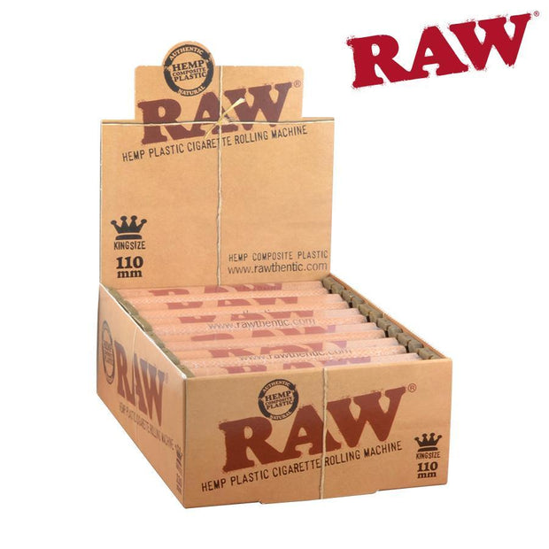 Raw-Rolling Machine Hemp Plastic-King Size 110mm 12/Box