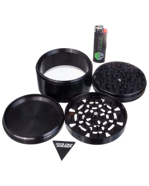 Santa Cruz Shredder - Jumbo 4 Piece Herb Grinder