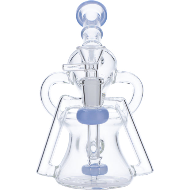 Valiant  Water Pipe Funnel Perc Recycler  Front View