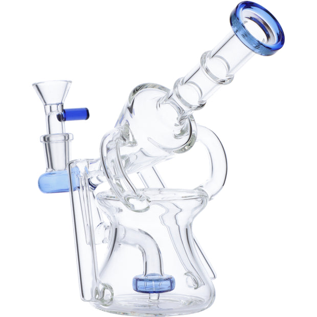 Valiant  Water Pipe Funnel Perc Recycler  Rear View