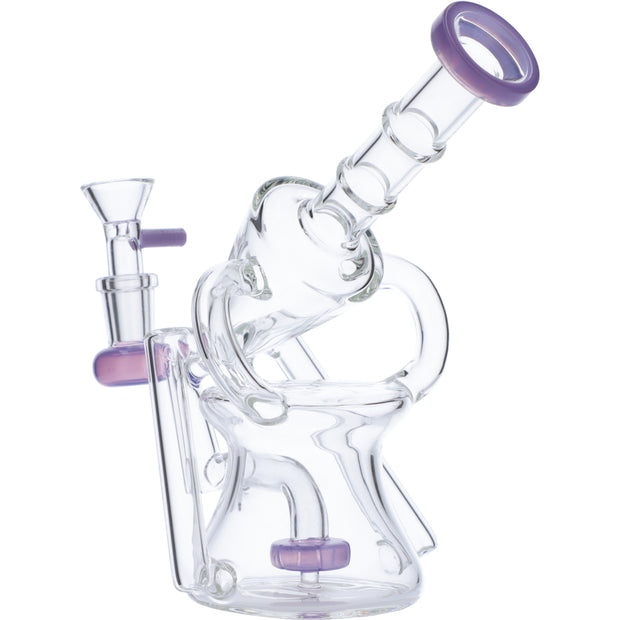 Valiant  Water Pipe Funnel Perc Recycler  Rear View